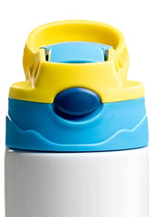 Custom Kids Water Bottle with Pop Lid & Straw – 350ML & 500ML