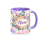 Lilac Art Studio Teacher Mug – 320ml — right view on a transparent background