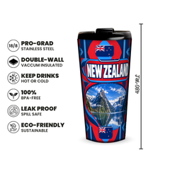 New Zealand 480ml insulated tumbler features and size
