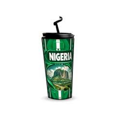 Nigeria 480ml tumbler with reusable straw