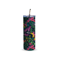 Wild Garden 600ml Tumbler with Straw Fann Bliss
