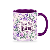 Orchid Knowledge Teacher Mug – 320ml — right view on a transparent background