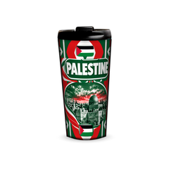 Palestine 480ml tumbler front view with country design