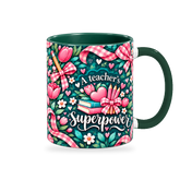 Patient Hearts Mug – 320ml — right view on a transparent background