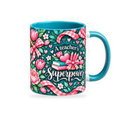 Patient Hearts Mug – 320ml — right view on a transparent background