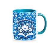 Porcelain Growth Mug – 320ml — right view on a transparent background