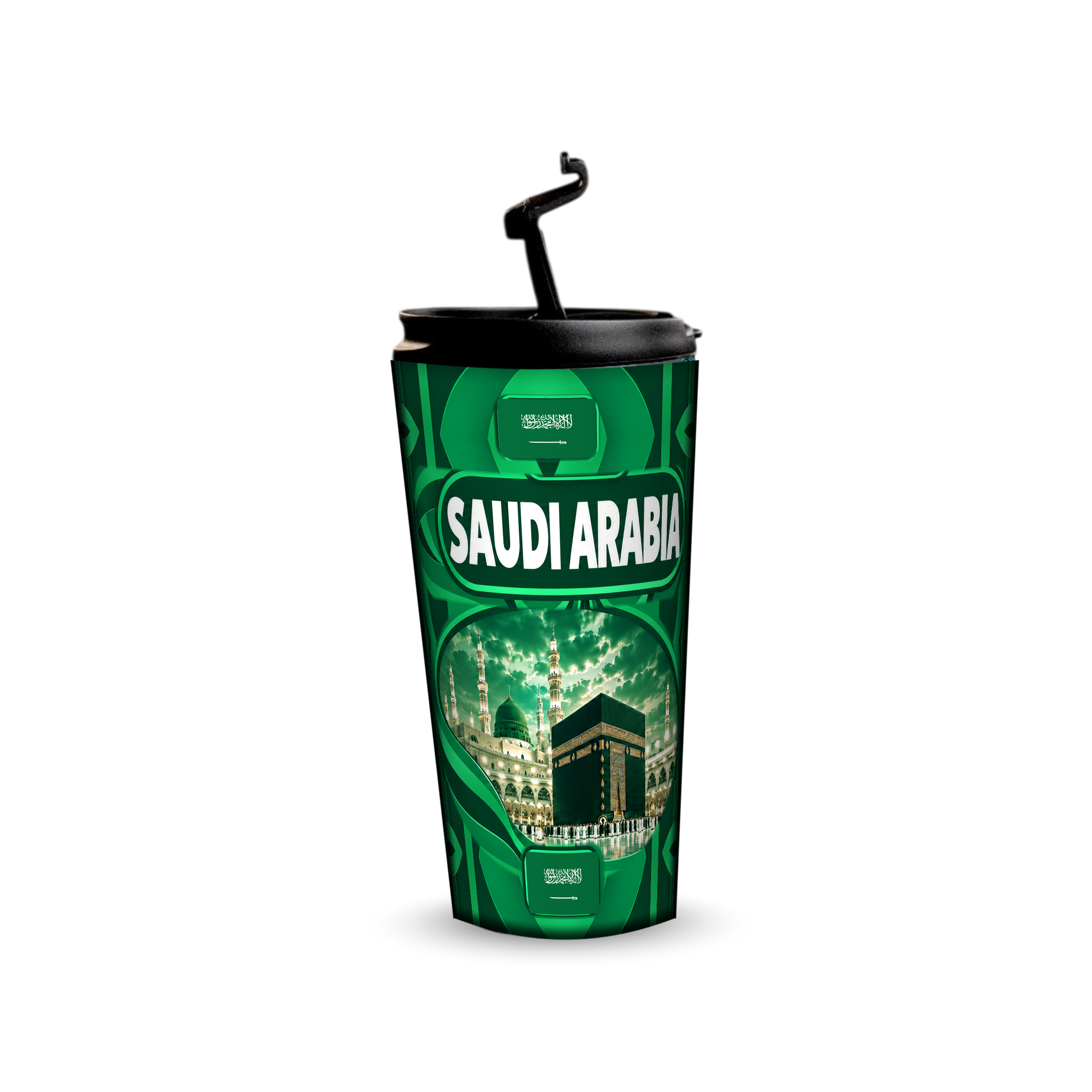 Saudi Arabia 480ml tumbler with reusable straw