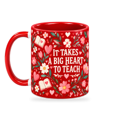 Scarlet Heart Lessons Teacher Mug – 320ml — left view on a transparent background