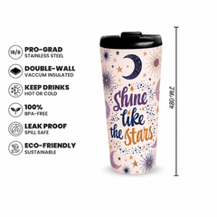 Shine Like Stars 480ml Tumbler with 480ml capacity and product features
