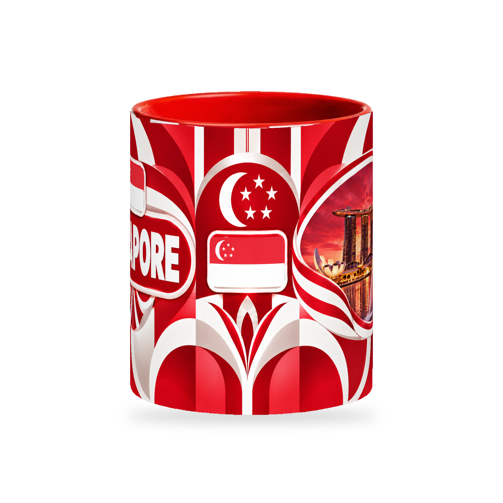 Singapore Mug – 320ml — centre view on a white background with a soft shadow