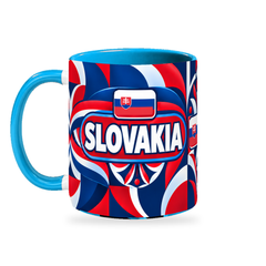 Slovakia Mug – 320ml — left-handle view on white with a soft shadow