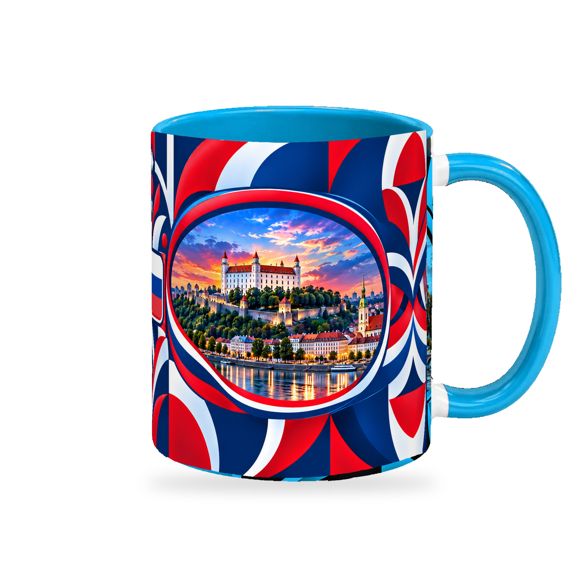 Slovakia Mug – 320ml — right-handle view on white with a soft shadow