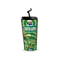 South Africa 480ml tumbler with reusable straw