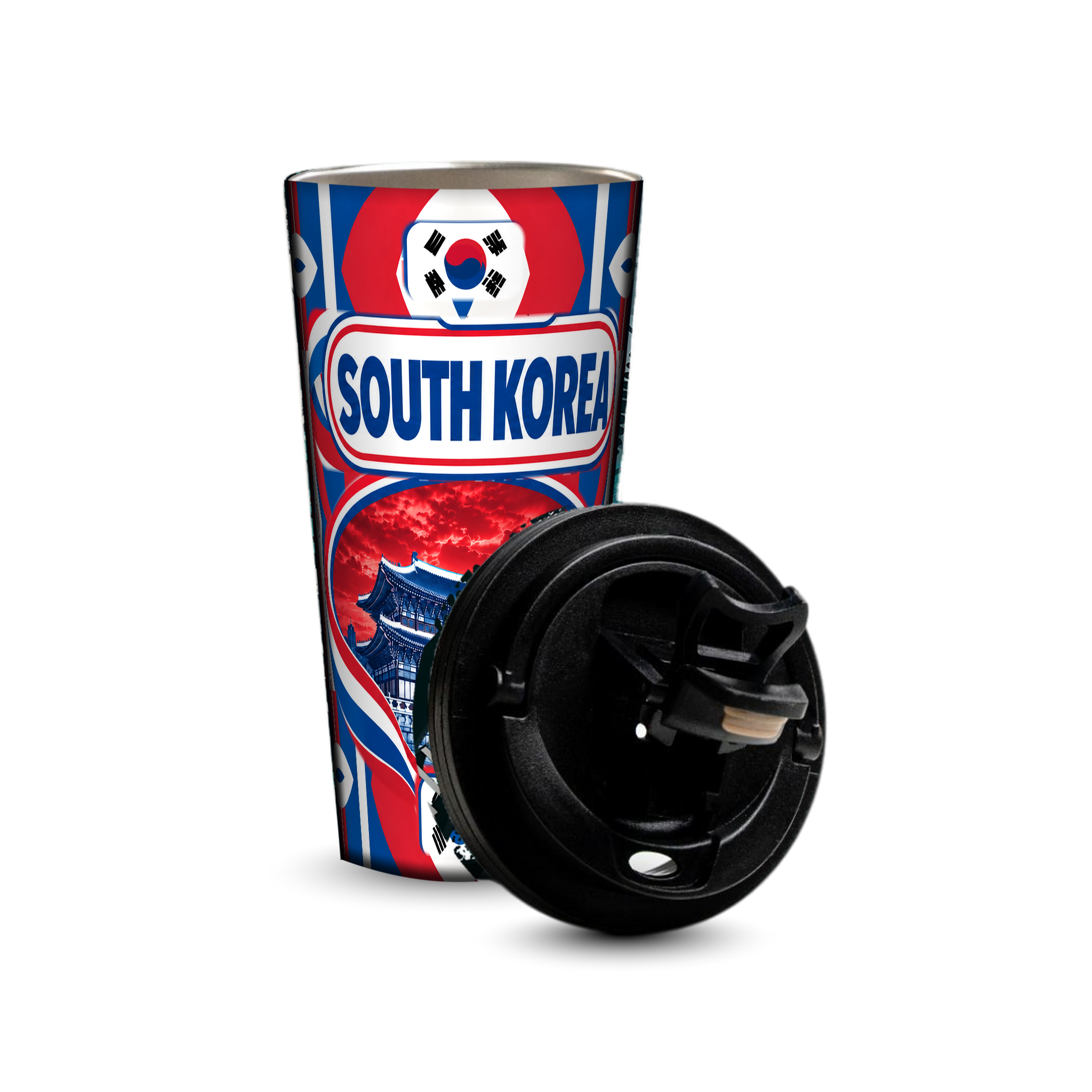 South Korea 480ml tumbler with removable leak-proof lid