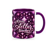 Stellar Teacher Mug – 320ml — right view on a transparent background