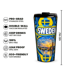 Sweden 480ml insulated tumbler features and size