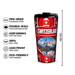 Switzerland 480ml insulated tumbler features and size