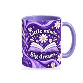 Teach Love Inspire Mug – 320ml — right view on a transparent background