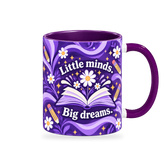 Teach Love Inspire Mug – 320ml — right view on a transparent background