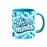 Think Bigger Mug – 320ml — right view on a transparent background