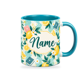 Tiffany Lemon Lessons Teacher Mug – 320ml — right view on a transparent background
