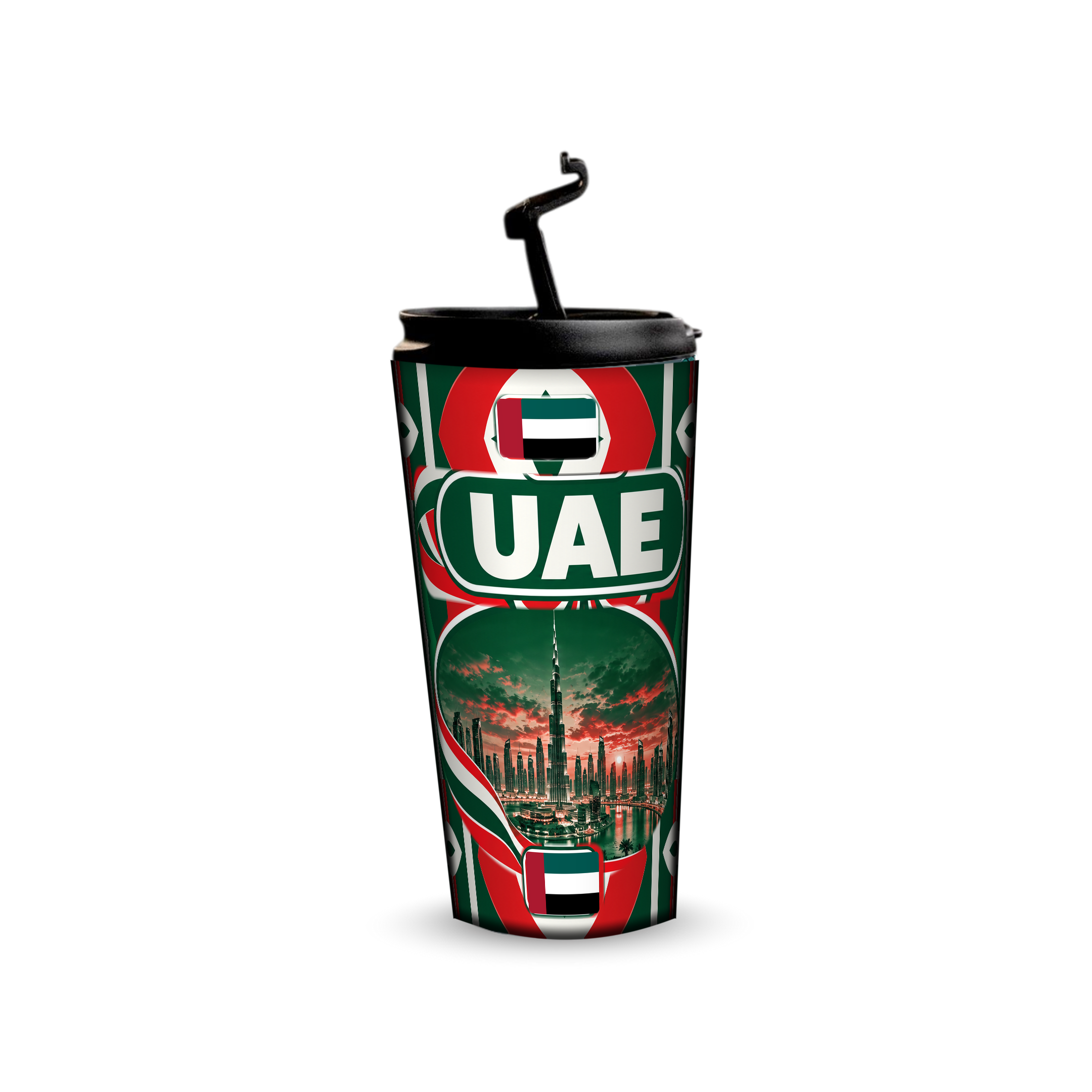 UAE 480ml tumbler with reusable straw