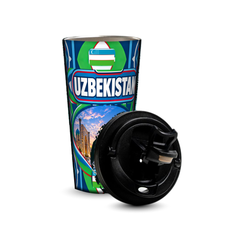 Uzbekistan 480ml tumbler with removable leak-proof lid