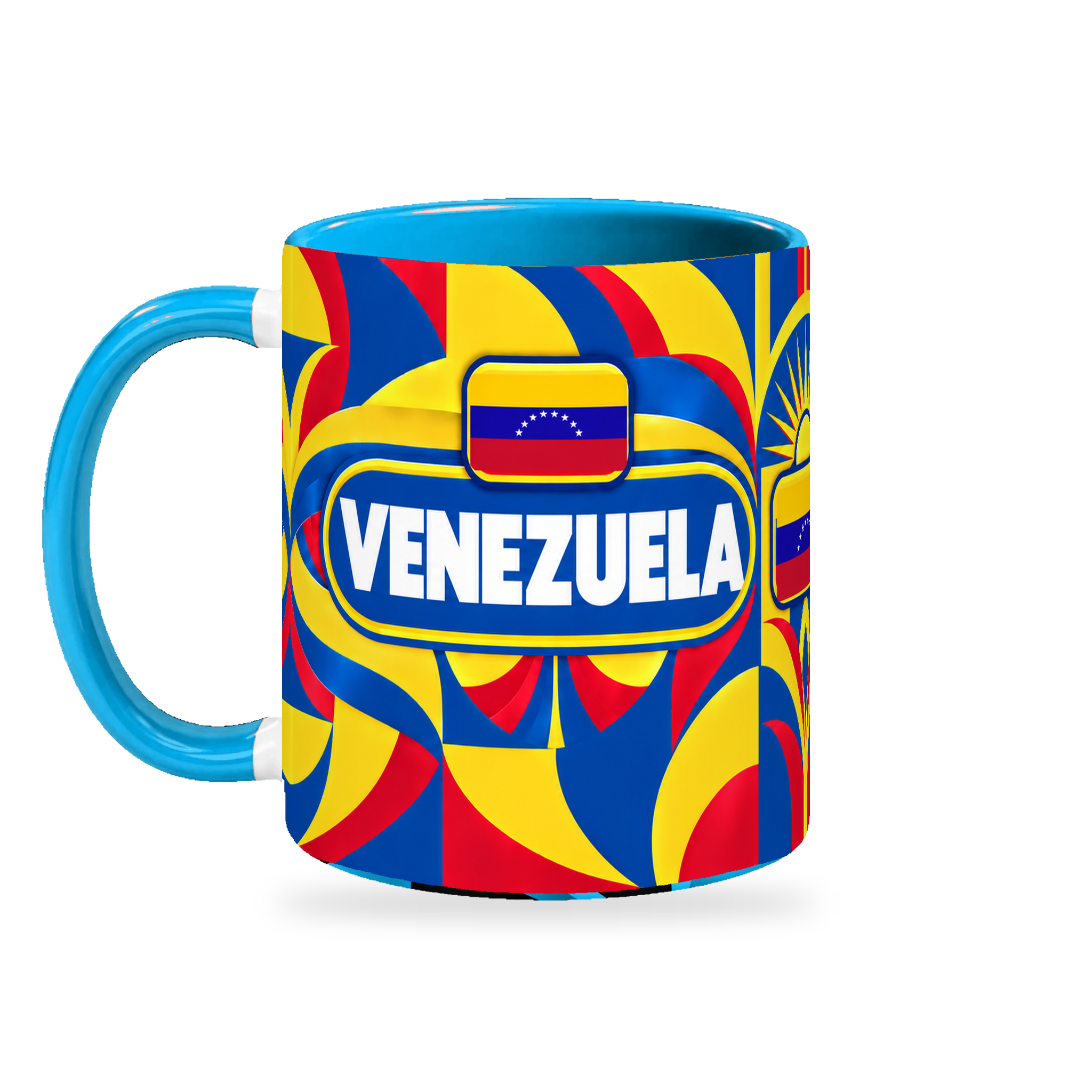 Venezuela Mug – 320ml — left-handle view on white with a soft shadow