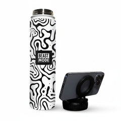 Beast Mode Black and White 750ml Bottle with MagSafe Lid