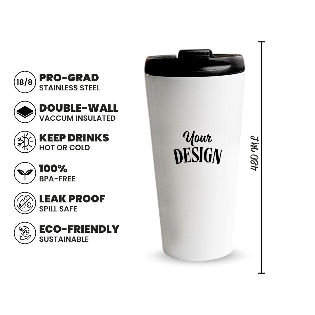 Custom 480ml Stainless Steel Tumbler