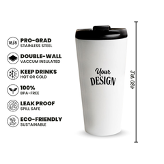 Custom 480ml Stainless Steel Tumbler