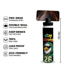 Stay Strong Eagle 750ml Bottle with MagSafe Lid