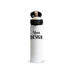 Custom 500ml Stainless Steel Water Bottle with Pop Lid
