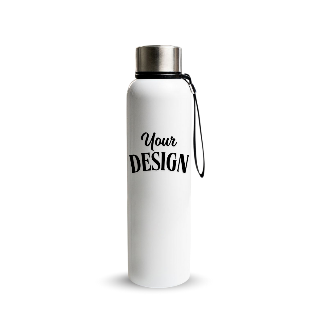 Custom 800ml Stainless Steel Water Bottle with Portable String