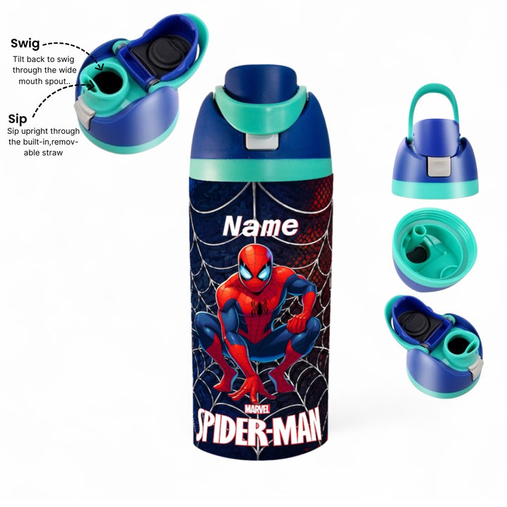 Spider-Man Web Blue Bottle 500 & 720ML
