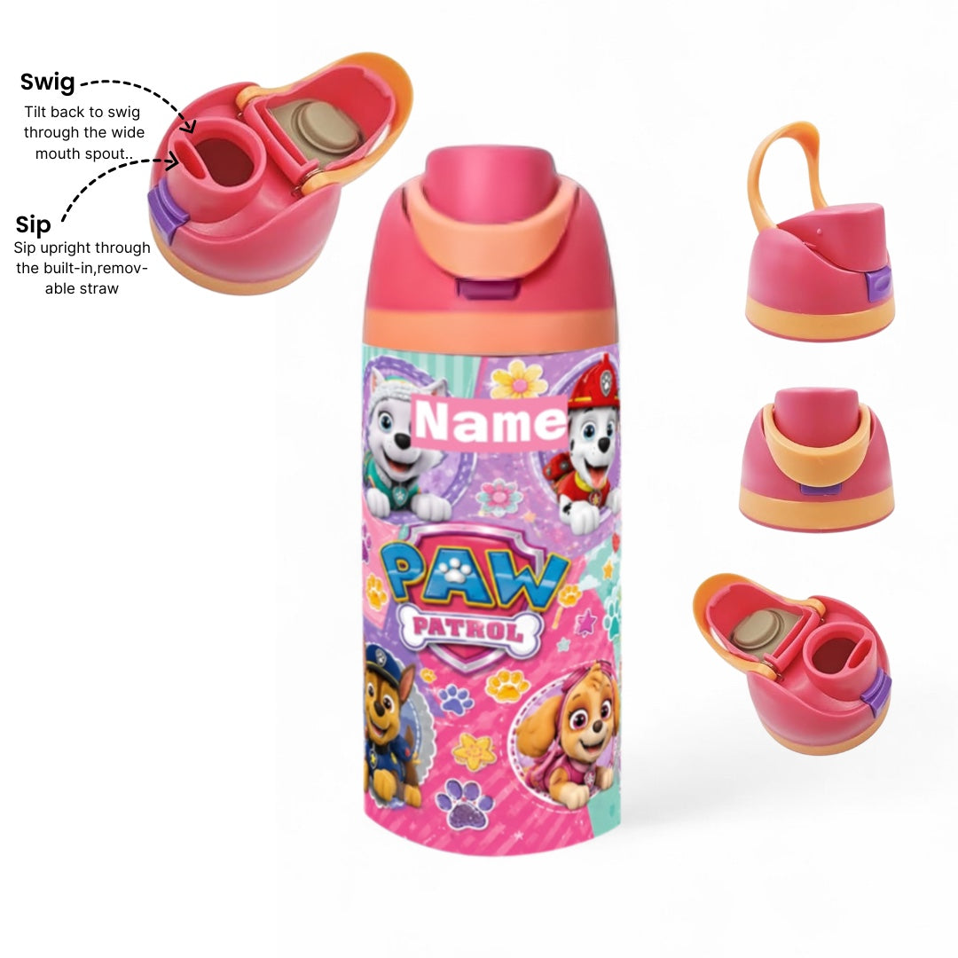 Paw Patrol Characters Pink Bottle 500 & 720ML