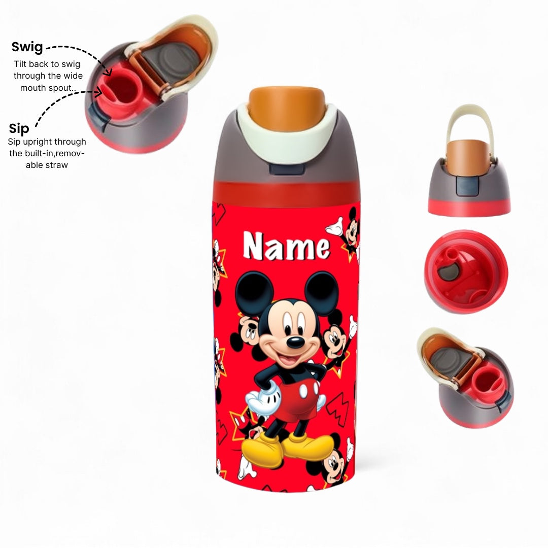 Mickey Mouse Red Bottle 500 & 720ML