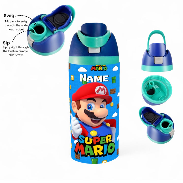 Super Mario Bright Blue Bottle 500 & 720ML