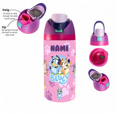 Bluey Pink Paw Bottle 500 & 720ML