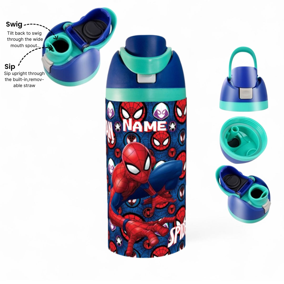 Spider-Man Mask Blue Bottle 500 & 720ML