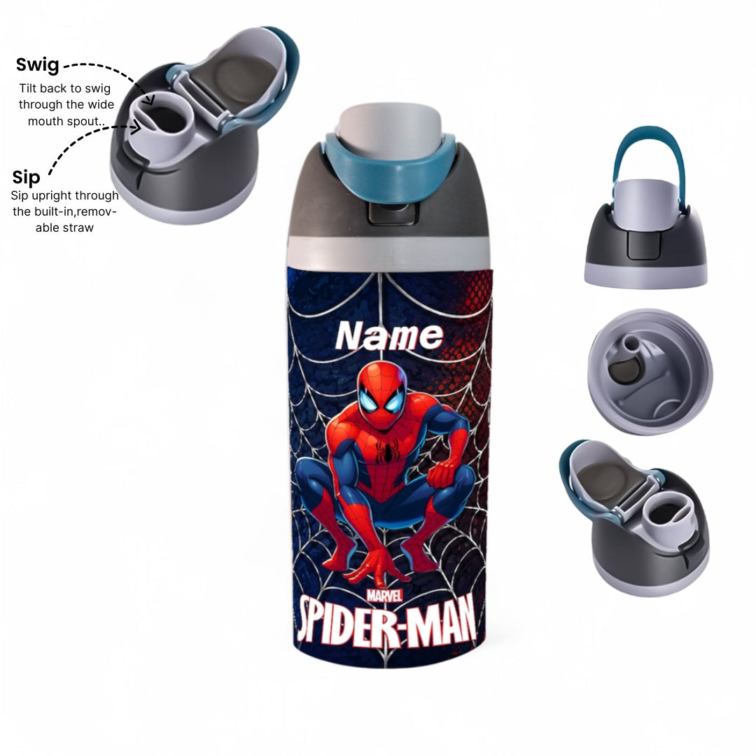 Spider-Man Web Grey Bottle 500 & 720ML