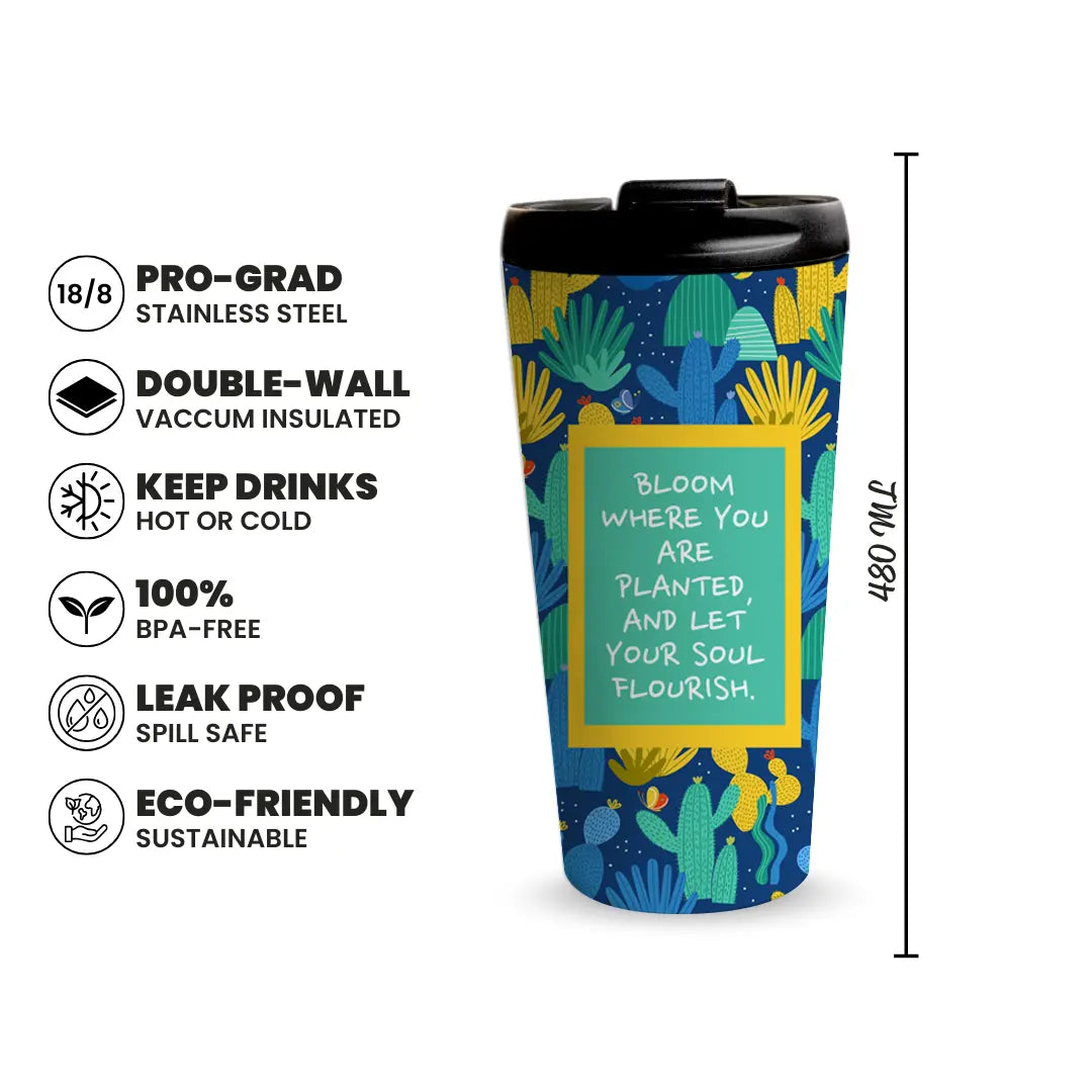 Cactus Flourish 480ml Tumbler