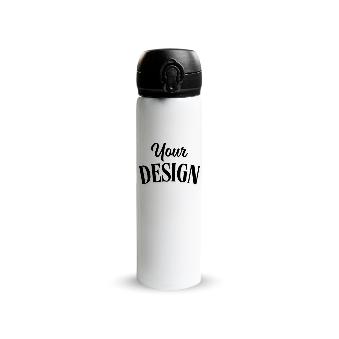 Custom 500ml Stainless Steel Water Bottle with Pop Lid