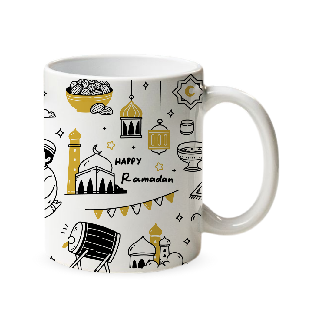 Happy Ramadan 320ml Ceramic Mug