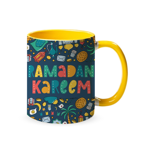 Ramadan Kareem Festive Pattern 320ml Ceramic Mug