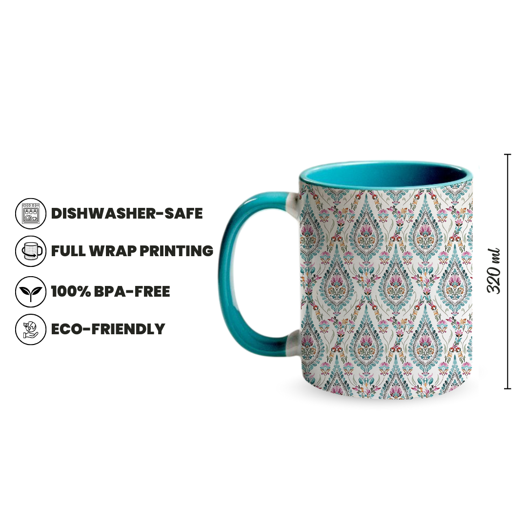 Arabian Bloom 320ml Ceramic Mug