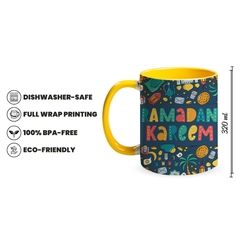 Ramadan Kareem Festive Pattern 320ml Ceramic Mug
