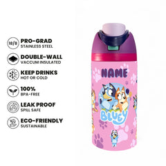 Bluey Pink Paw Bottle 500 & 720ML