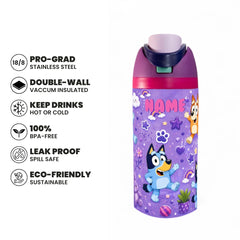 Bluey Purple Paw Bottle 500 & 720ML