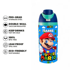 Super Mario Bright Blue Bottle 500 & 720ML
